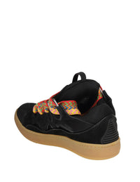 Lanvin Sneakers In Leather, Fabric And Suede