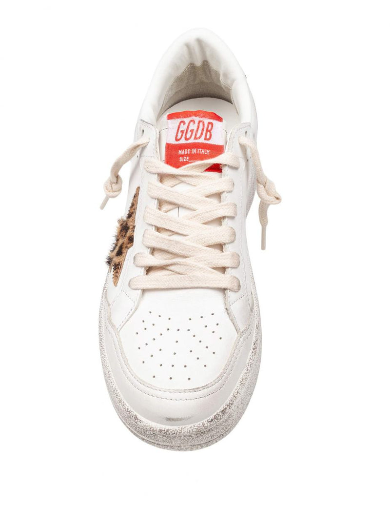 Golden Goose White Leather Sneakers