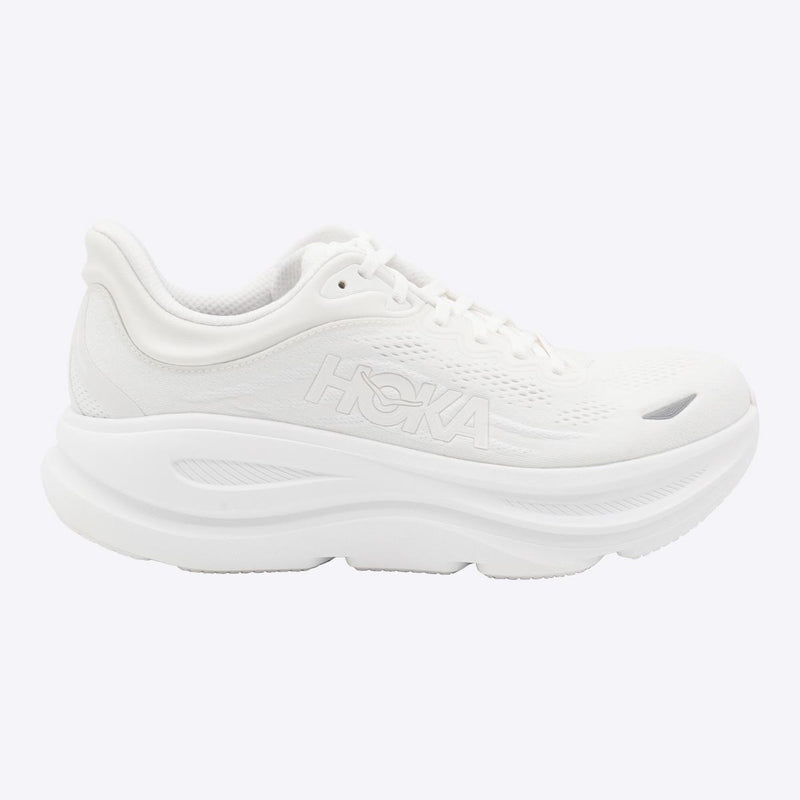 Hoka White Bondi 9 Sneakers