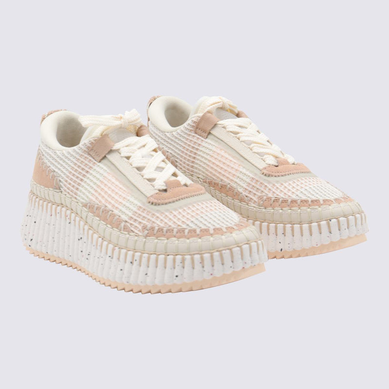 Chloé Beige Nama Sneakers