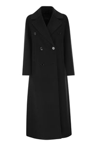 'S Max Mara Smmcustodi - Long Wool Coat With Martingale