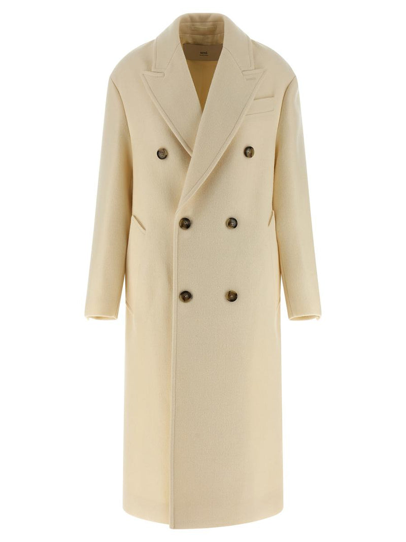 AMI Paris Double-Breasted Coat