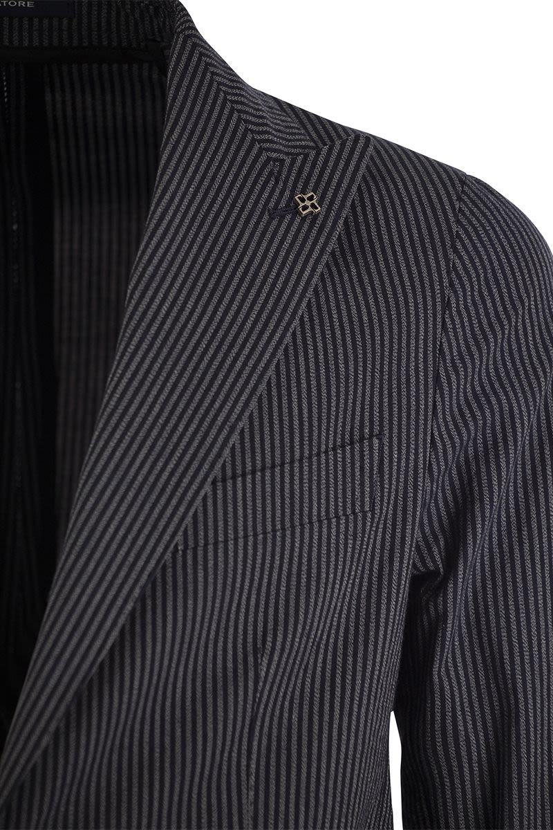 Tagliatore Two-Button Pinstripe Jacket