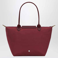 Longchamp Pomegranate-Coloured Le Pliage Green M Bag