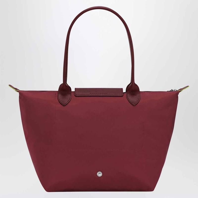 Longchamp Pomegranate-Coloured Le Pliage Green M Bag