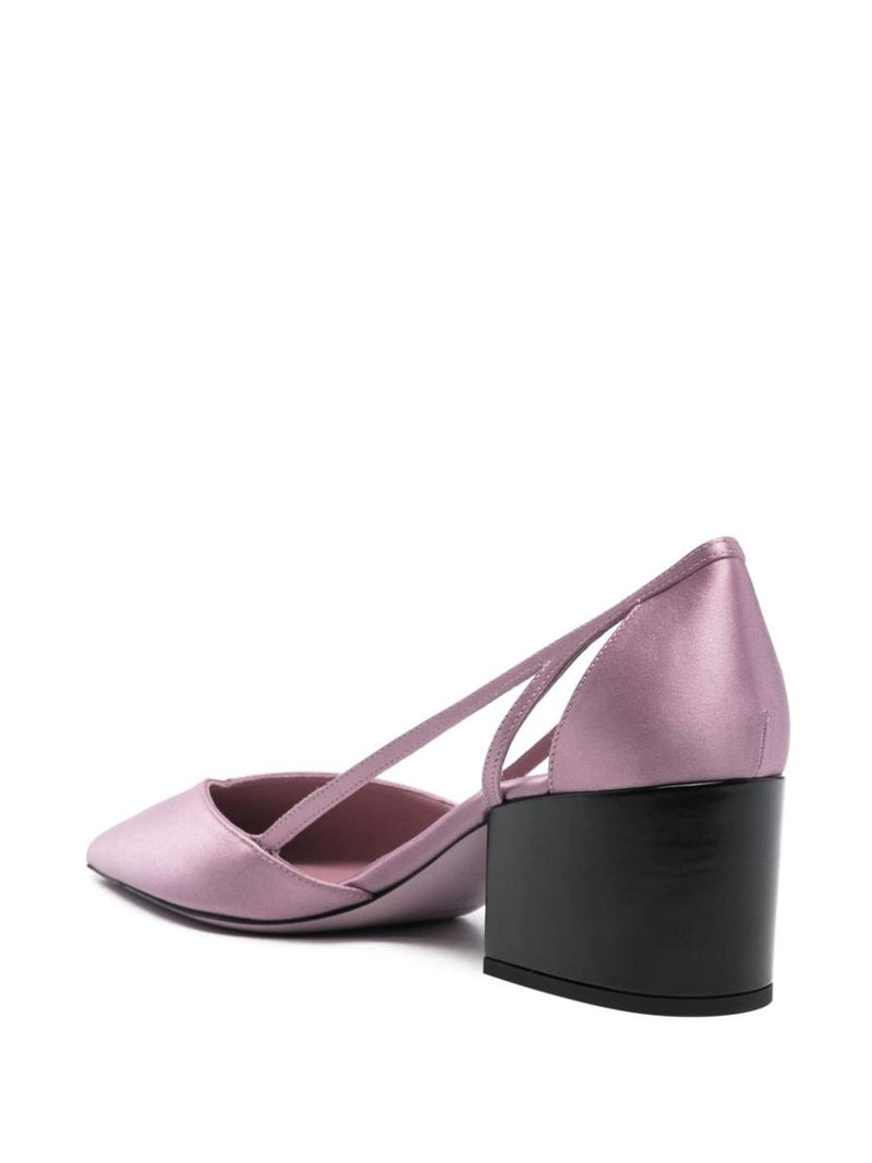Prada Satin Cut-Out Pumps