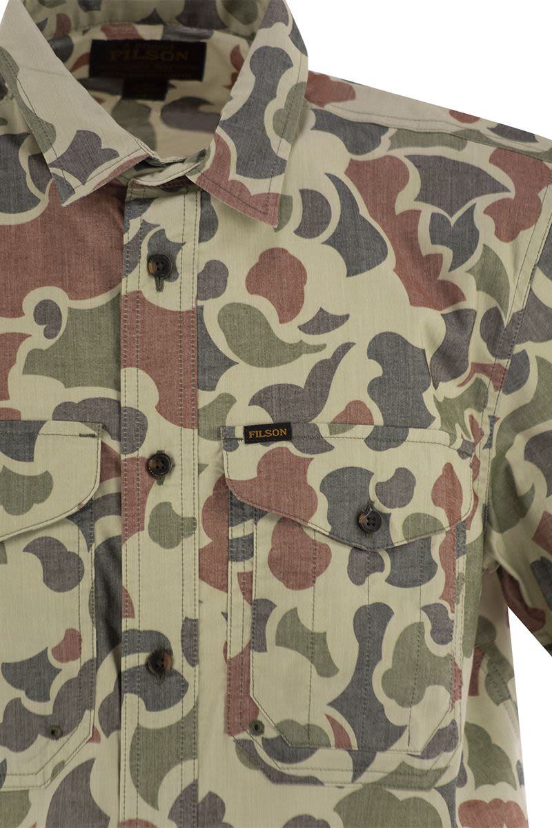 Filson Twin Lakes - Shirt With Camouflage Patch Pockets