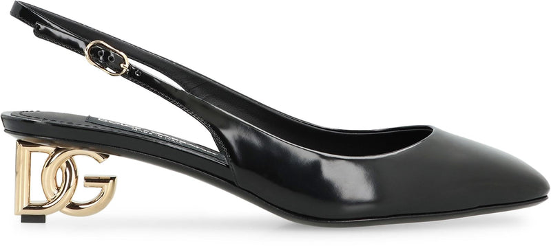 Dolce & Gabbana Patent Leather Slingback Pumps