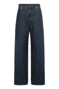 Fendi Wide Leg Jeans With 5 Pockets