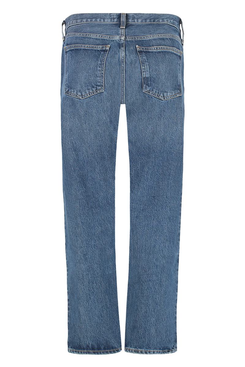 Agolde High-Rise Straight Cropped Jeans