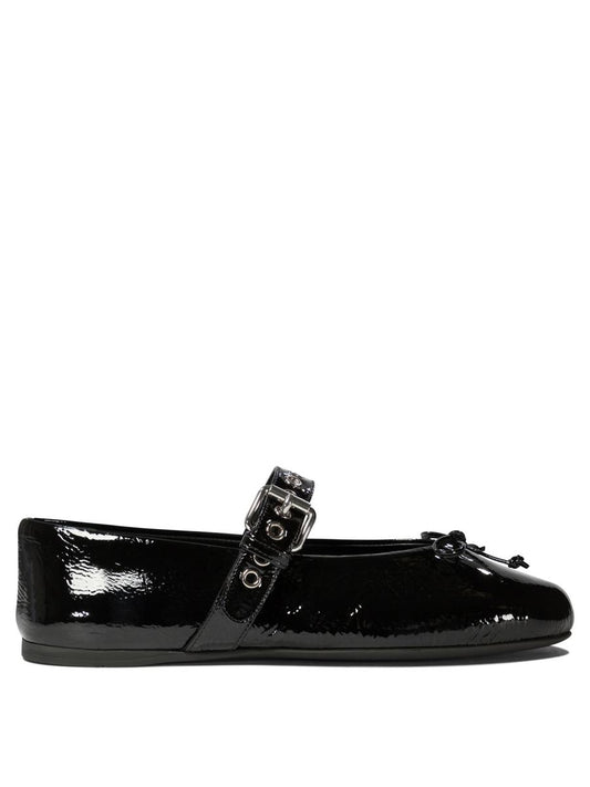Miu Miu Leather Ballet Flats