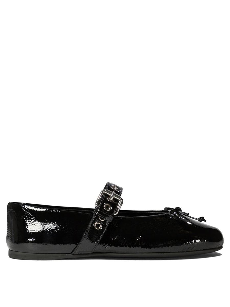Miu Miu Leather Ballet Flats
