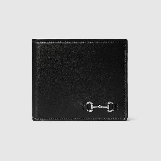Gucci Leather Wallet With Horsebit