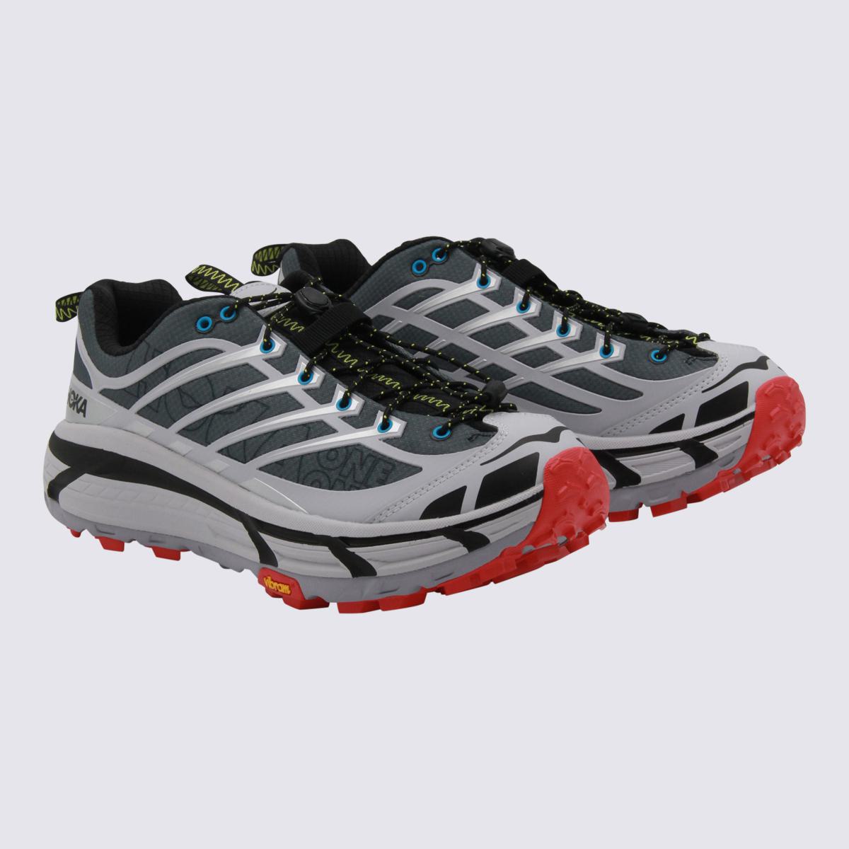 Hoka Black And Grey Mafate Three 2 Sneakers