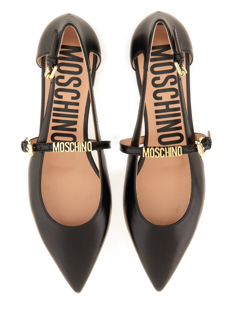 Moschino Leather Ballerina