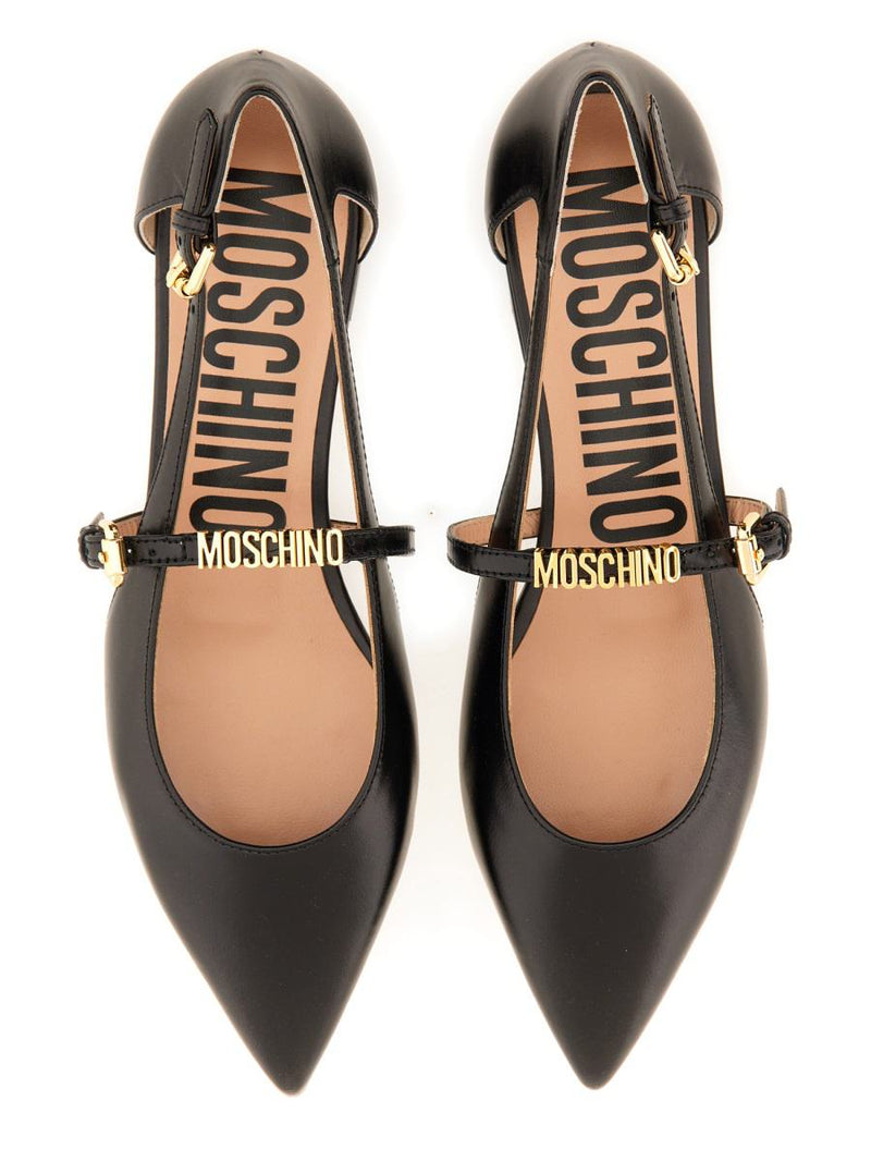 Moschino Leather Ballerina