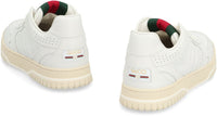 Gucci Re-Web Leather Low-Top Sneakers
