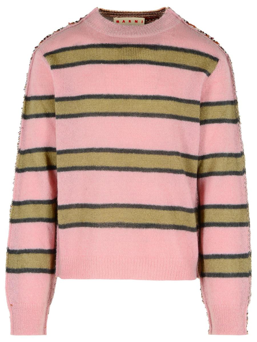 Marni Pink Mohair Blend Sweater