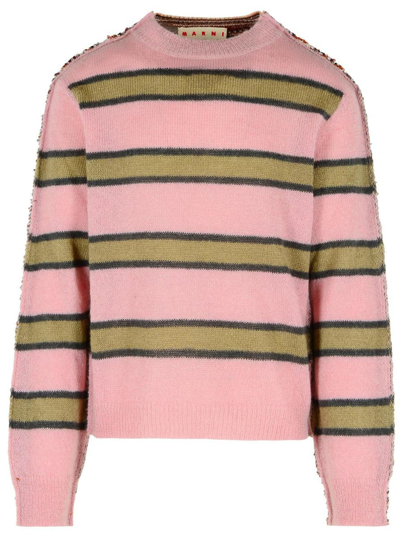 Marni Pink Mohair Blend Sweater
