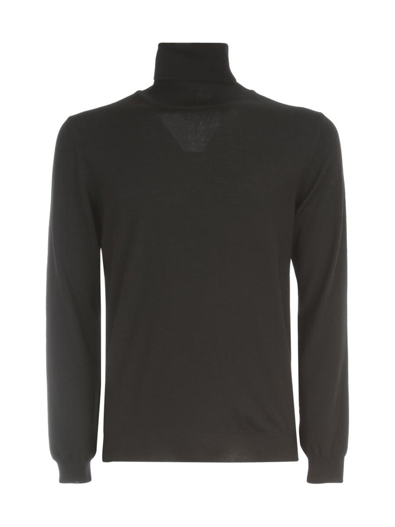 Zanone High Neck Flex Wool Sweater Clothing