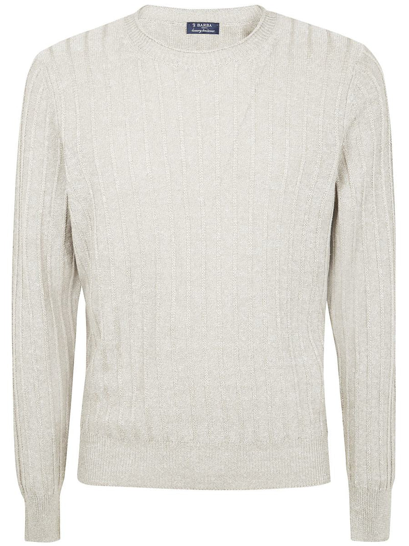 Barba Long Sleeves Round Neck Sweater Clothing