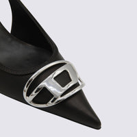 Diesel Black Leather D Venus Pumps