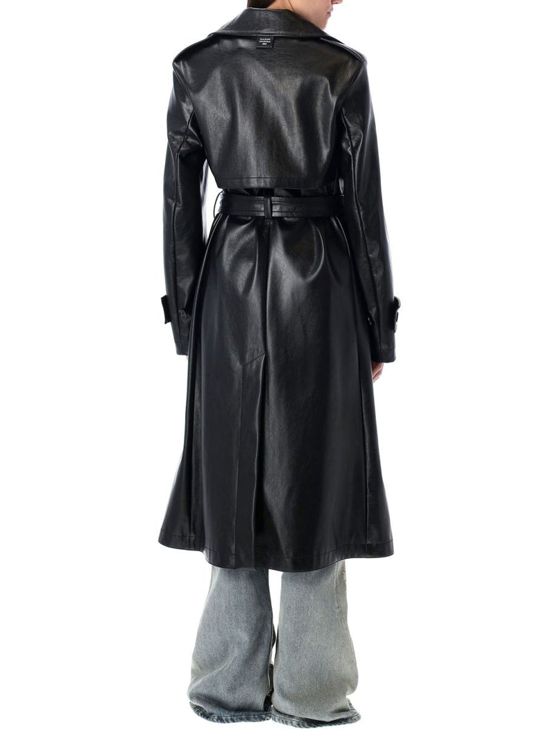 Acne Studios Eco Leather Trench Coat
