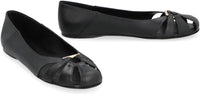 Salvatore Ferragamo Leather Ballet Flats
