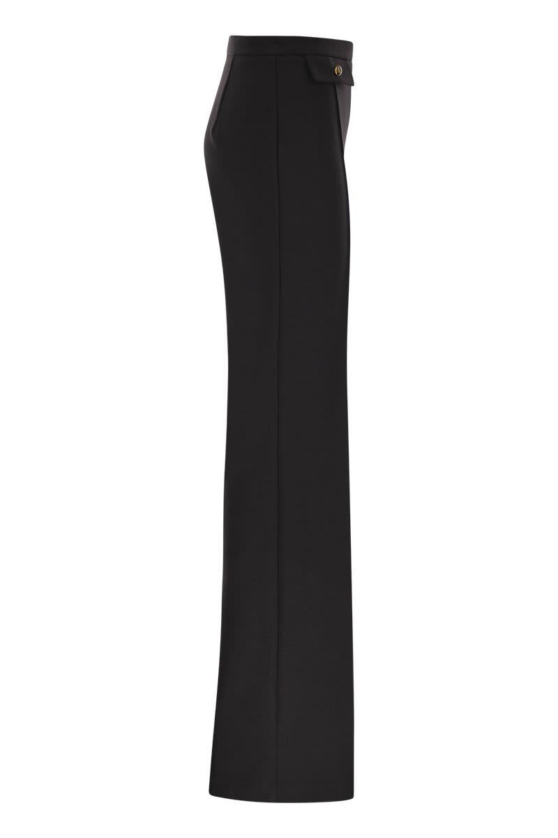 Elisabetta Franchi Double Crepe Trousers