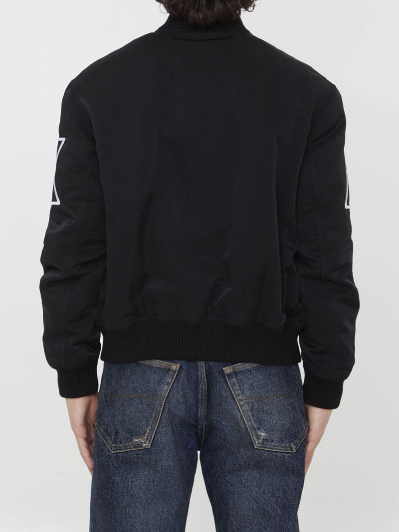 Logo Varsity Bomber Jacket