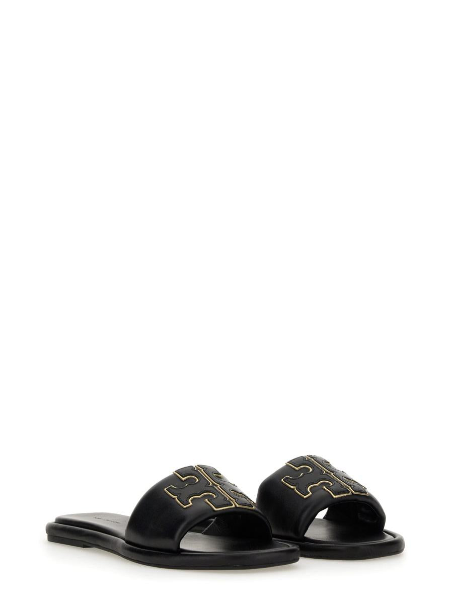 Tory Burch Sandal Slider "Bouble T"