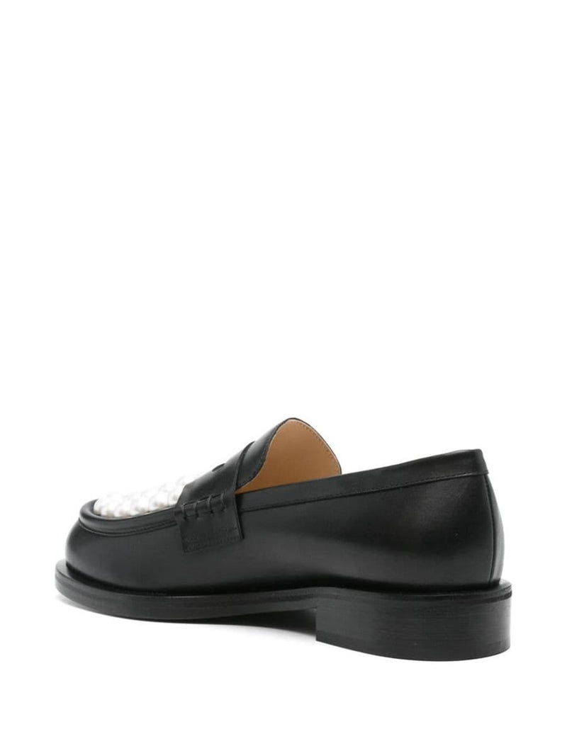 Mach & Mach Sirene Bicolour Pearl Loafers Shoes