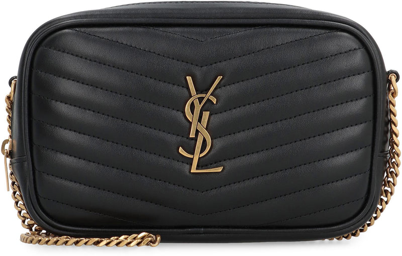 Saint Laurent Lou Leather Mini Crossbody Bag