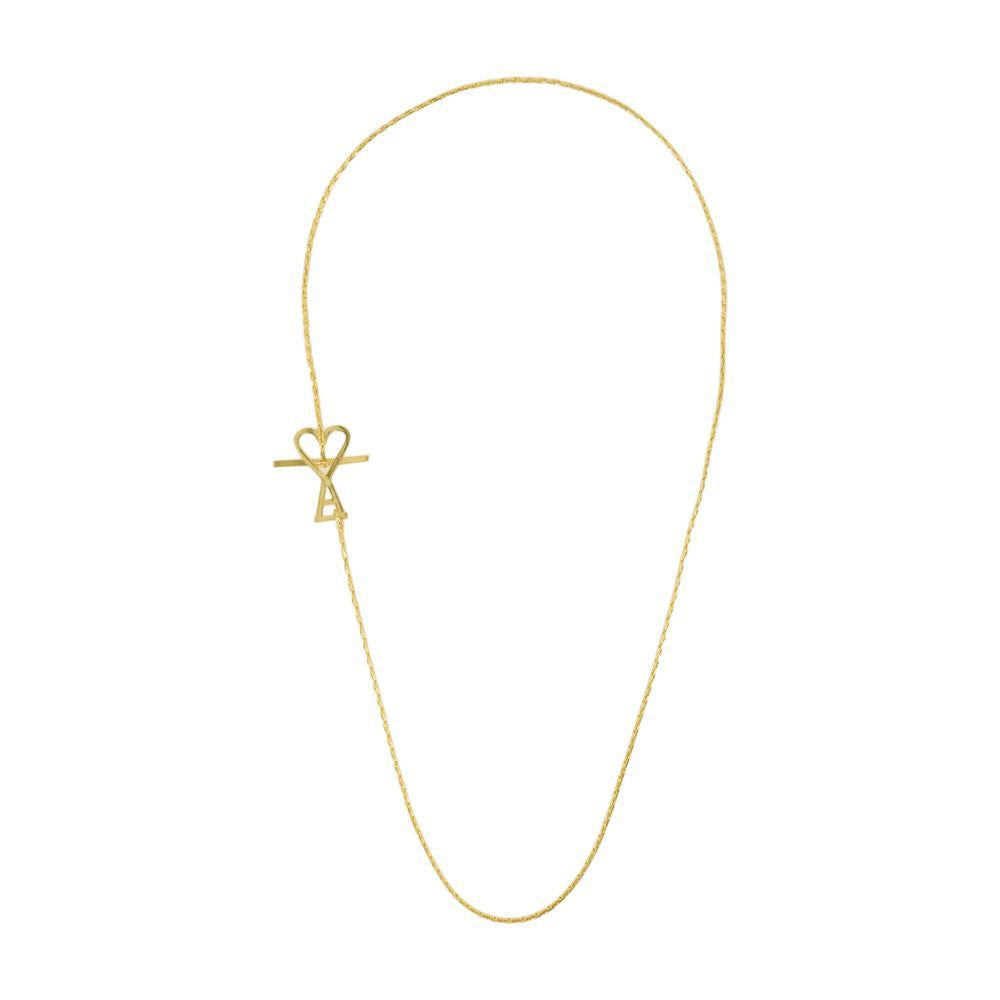 AMI Paris Adc 2 In 1 Chain Necklace
