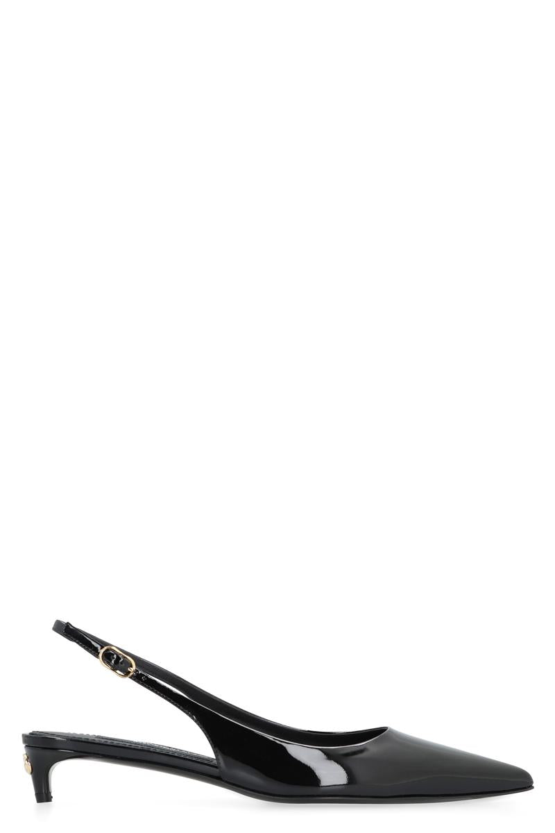 Dolce & Gabbana Leather Slingback Pumps