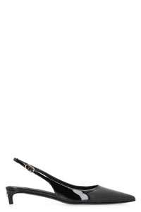 Dolce & Gabbana Leather Slingback Pumps