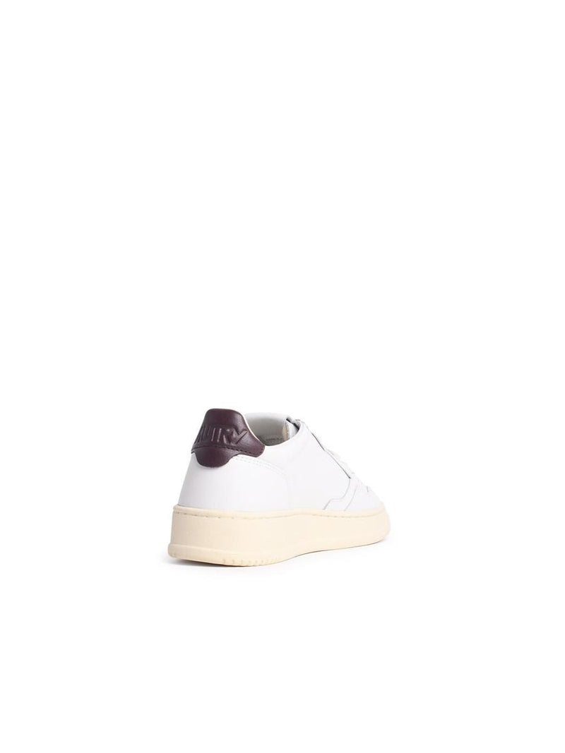 Autry 'Medialist' White Leather Sneakers