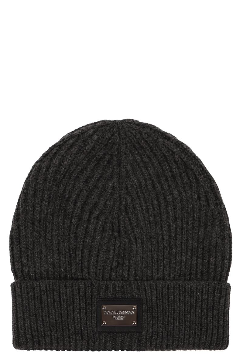 Dolce & Gabbana Ribbed Knit Beanie