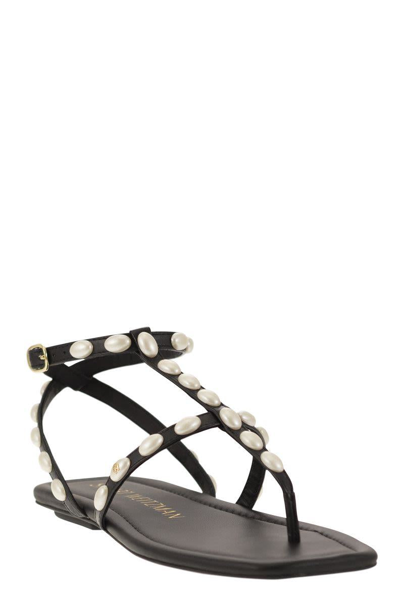 Stuart Weitzman Pearlita - Thong Sandal With Pearls