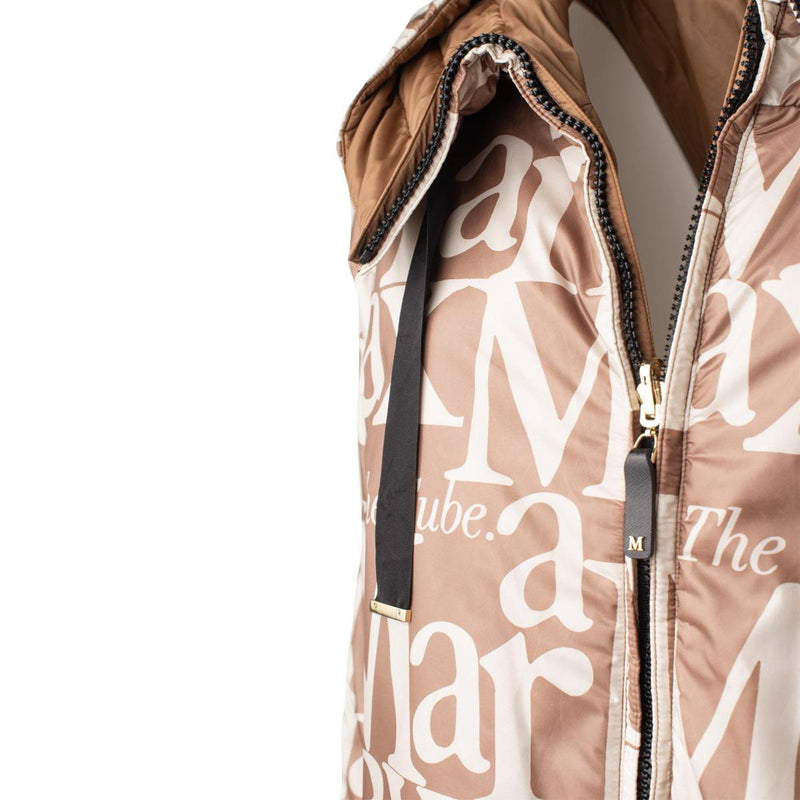 Max Mara Reversible Down Jacket With Camel Hood