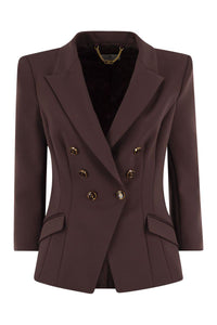 Elisabetta Franchi Double Crepe Blazer
