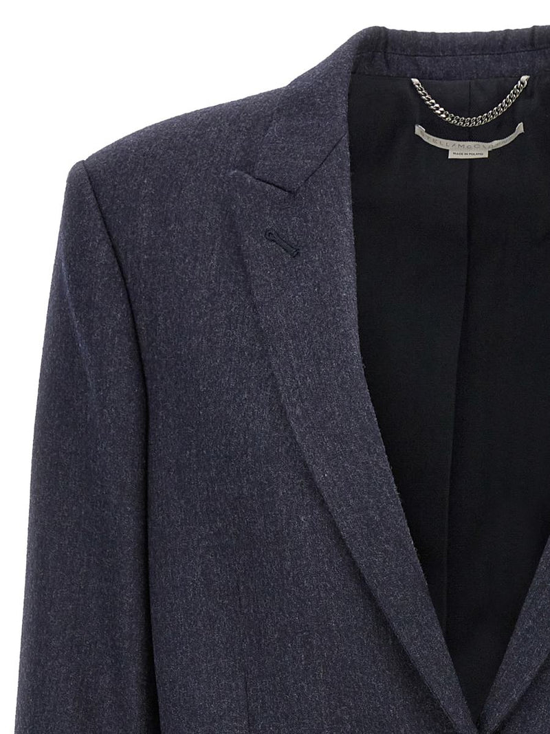 Stella McCartney Single-Breasted Wool Blazer