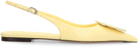 Jacquemus Duelo Leather Slingback Pumps