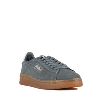 Autry Dallas Low Suede Sneakers In Ash And Marshmallow Color