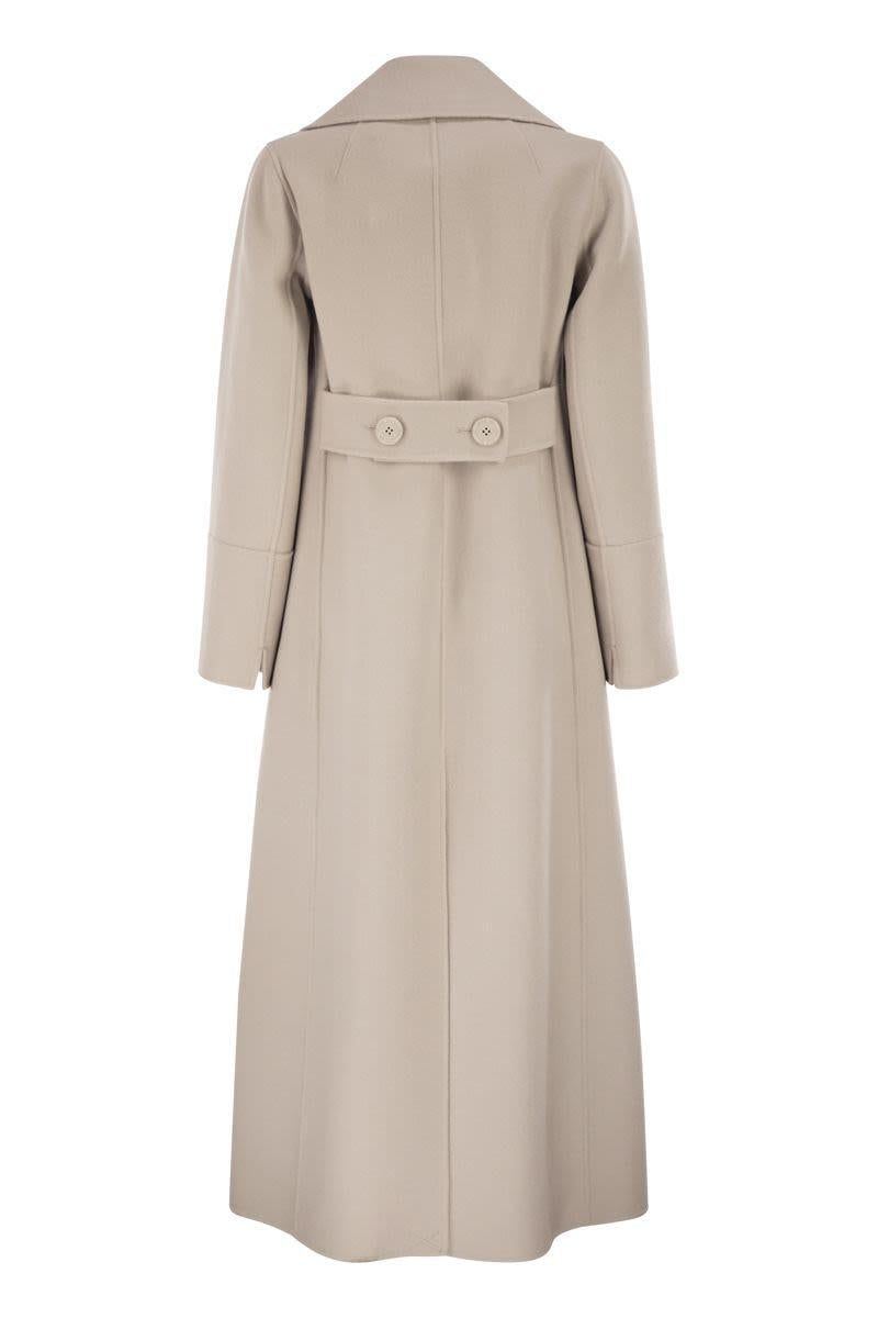 'S Max Mara Smmcustodi - Long Wool Coat With Martingale