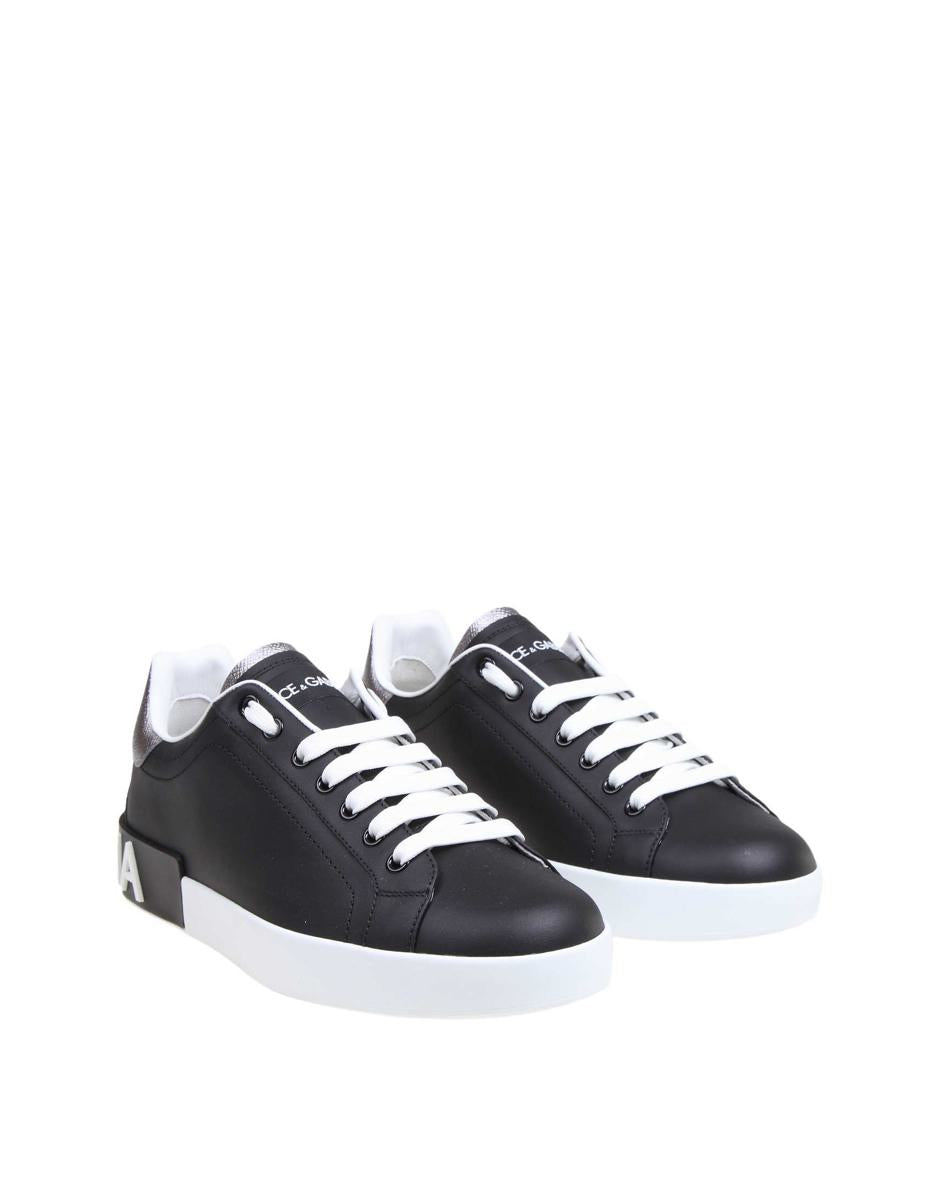Dolce & Gabbana Portofino Sneakers In Nappa Calfskin