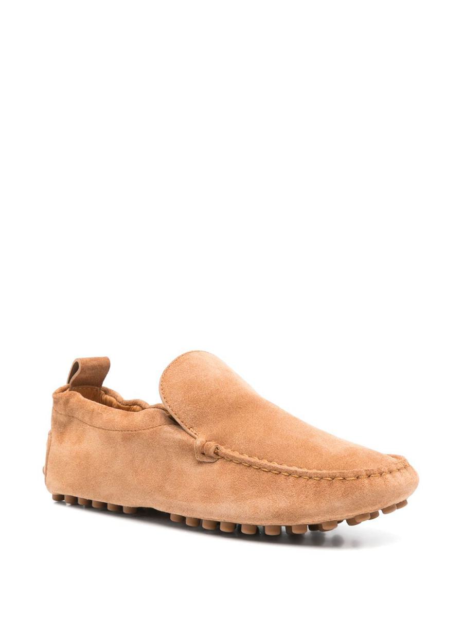 Tod'S Gommino Curled Suede Loafers Shoes