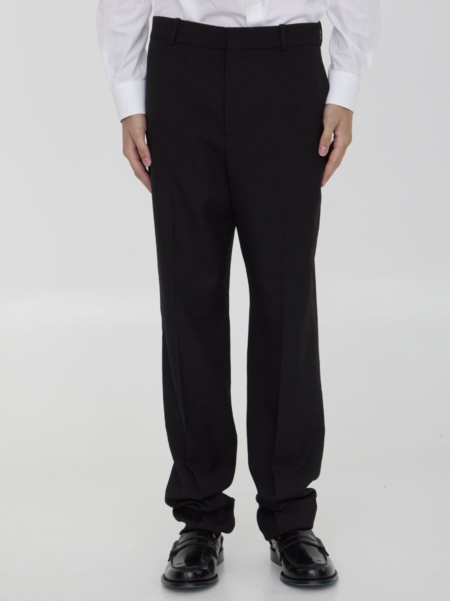 Wool Gabardine Trousers