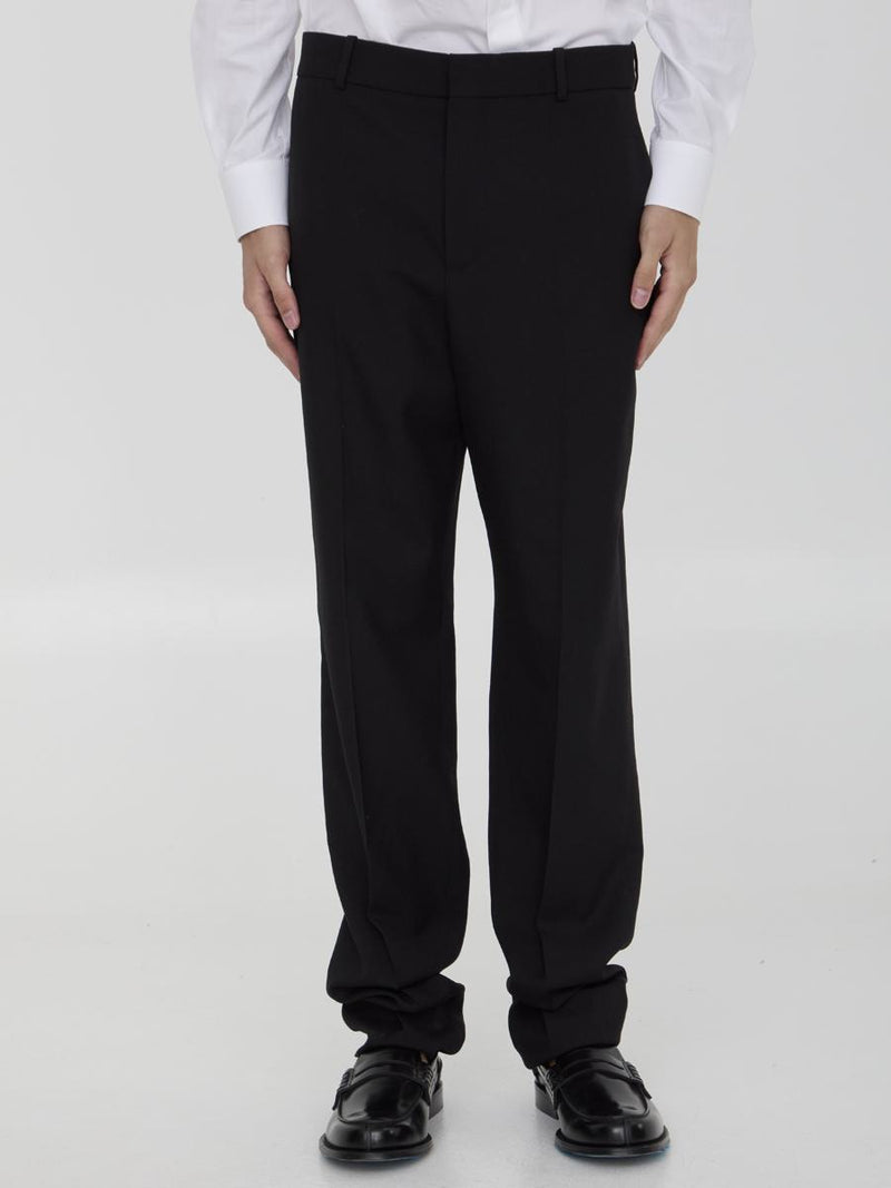 Wool Gabardine Trousers
