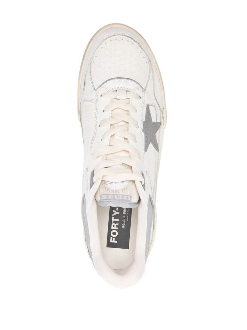 Golden Goose "Forty Two" Leather Upper Toe Heel And Spur Rubber Star Sneakers Shoes